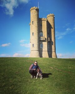 Bryony Giler Outside Castle