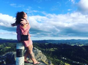 Sarah Appleton in New Zealand