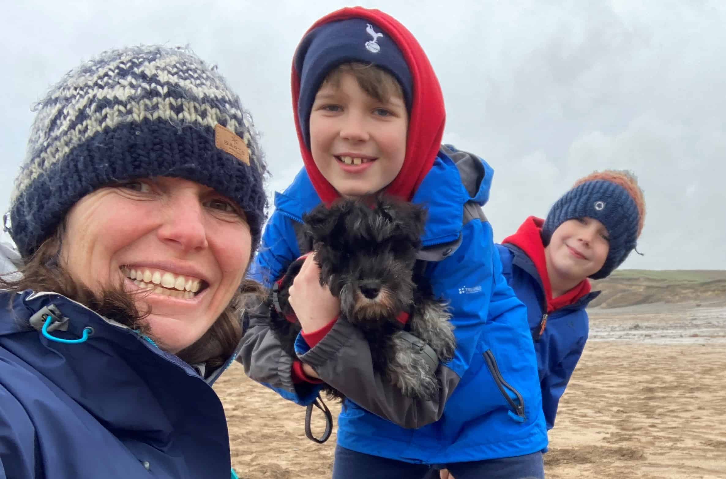 Jo and family with Sprout