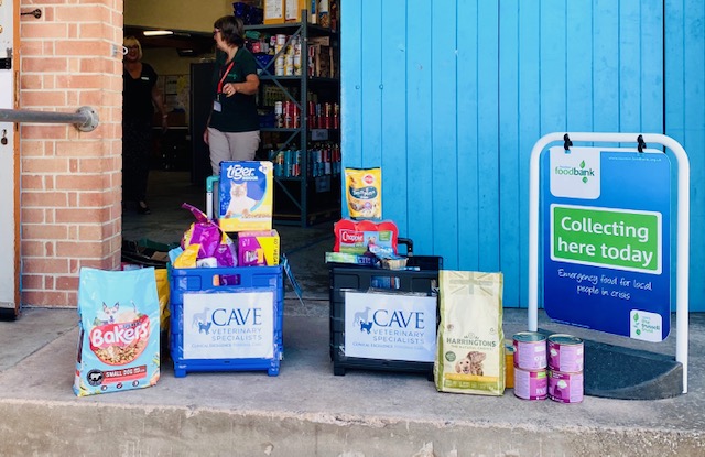 Sarah Hicks Delivering Donations to the Taunton Centre
