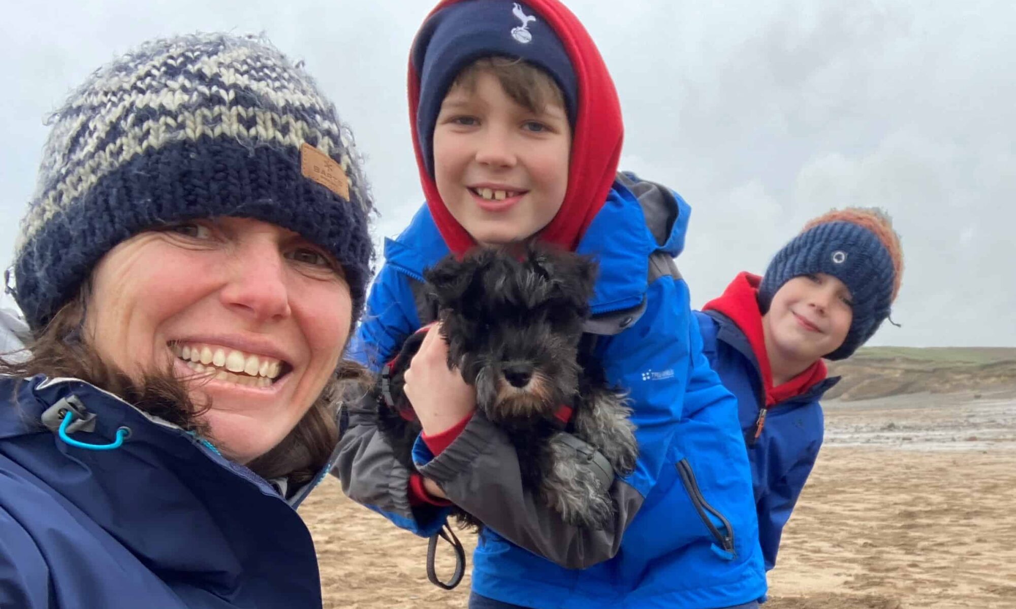 Jo and family with Sprout